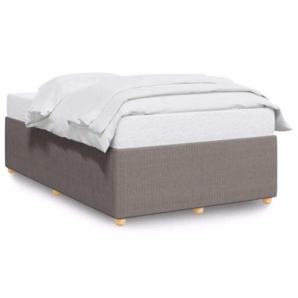 Giroletto vidaXL in tessuto beige e grigio con doghe in legno, L/P: 120 x 200 cm – 2