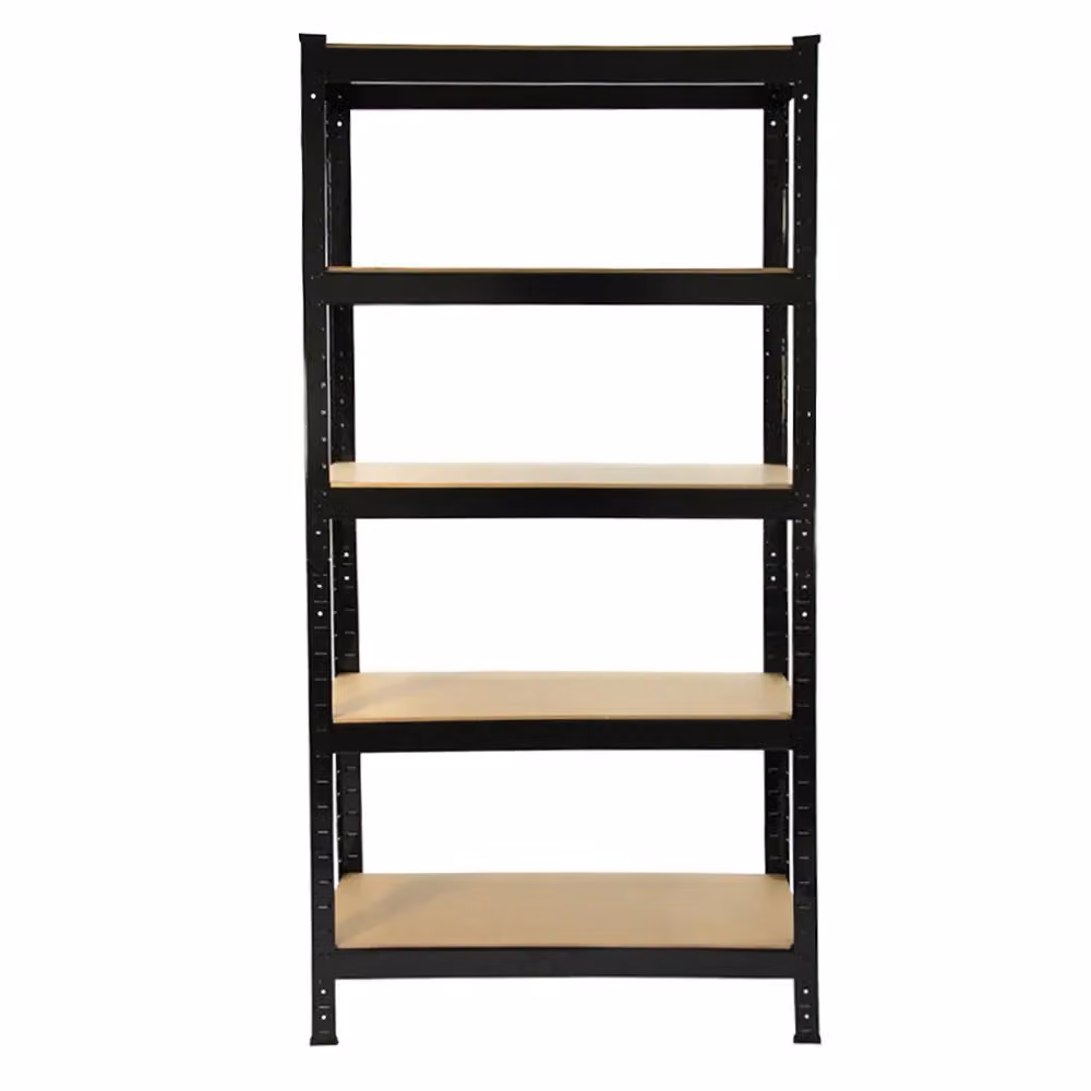 Set di 10 Scaffali Monster Racking in Acciaio Nero per Magazzino e Box, L: 75 cm – 2