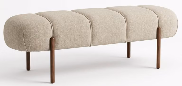Bank Stil: moderna, beige, pratica, confortevole, camera da letto, legno