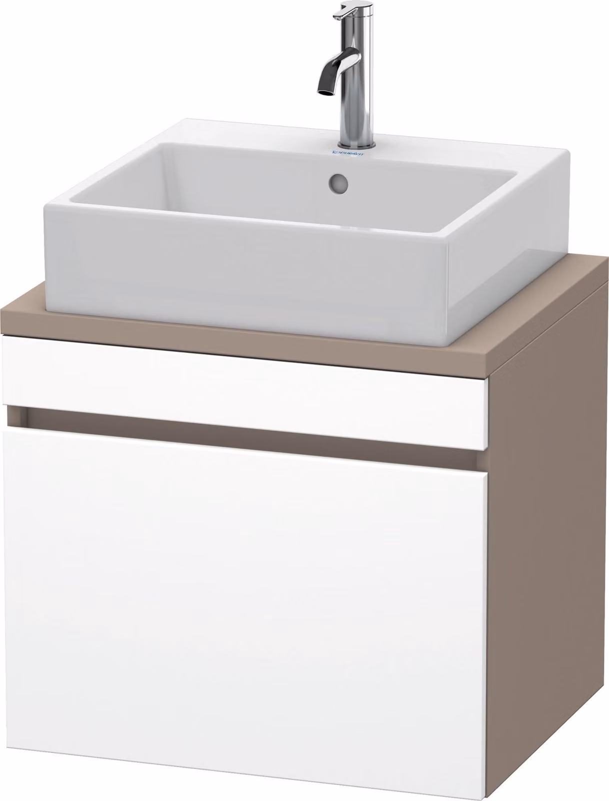 Duravit DuraStyle meuble sous-lavabo pour console compacte, 1 tiroir, 600mm, DS530001843, DS530001843