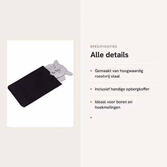 Set di 3 goniometri digitali in acciaio inossidabile - Pratico kit di strumenti