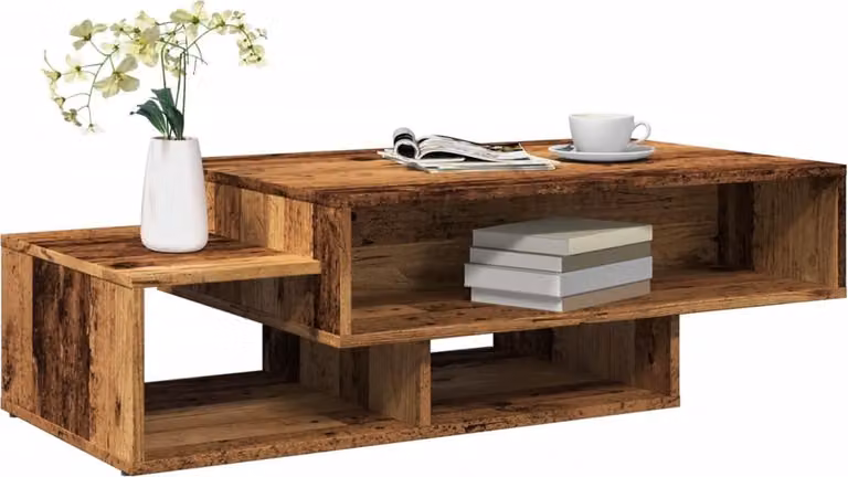 Maison Exclusive - Tavolino effetto legno antico 105x55x32 cm Materiale ligneo