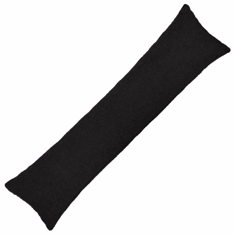 Federa vidaXL HEERLEN in tessuto bouclé nero, L: 145 cm x P: 40 cm
