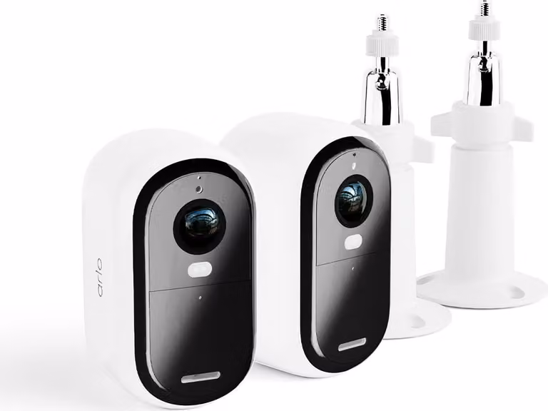 ARLO ESSENTIAL 2 Telecamera da esterno FHD 2pack con 2 supporti da parete al dettaglio BDL