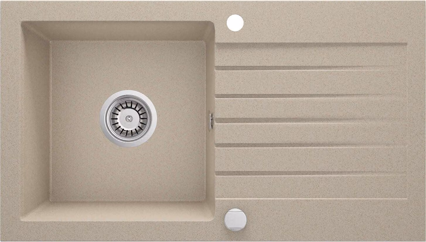 1-bowl granite sink with drainer