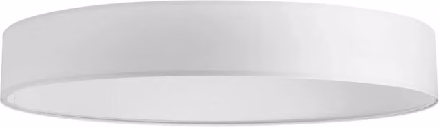 Set Paralume Cilindrico Ideal Lux Bianco con Finitura in Tessuto, Diametro: 90 cm
