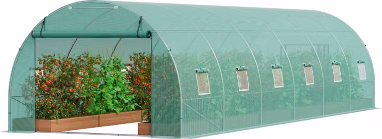 Serra Tunnel Serra fredda Letto di impianto Casa del pomodoro 890x295x198cm