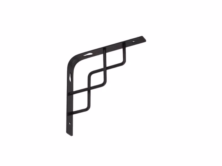 Mensola 150x150 mm Supporto per mensola Supporto per mensola Supporto per parete Nero antico retrò