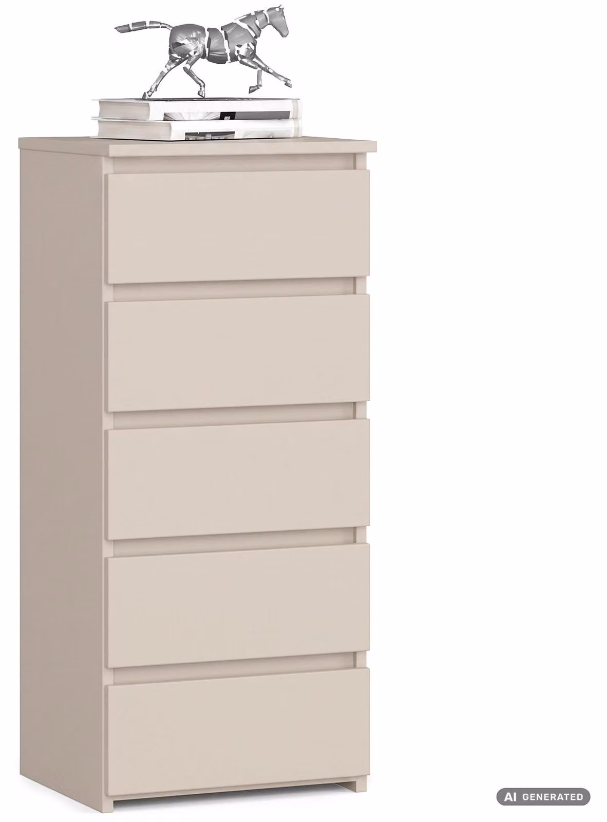 Com? CL5 Cashmere 40 cm 5 cassetti 40x35x92 cm