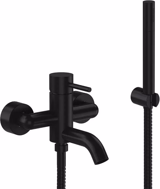Miscelatore vasca nero opaco serie X Style