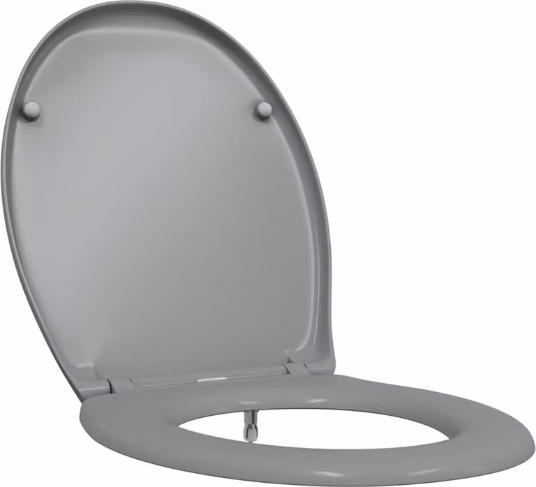 Sedile del WC Grigio 47 x 37 x 4 cm Duroplast
