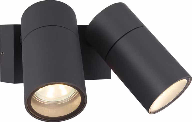 GLOBO 3209-2, Alluminio, Plastica, Classe I, IP44, Attacco GU10, 35 W, 230 V