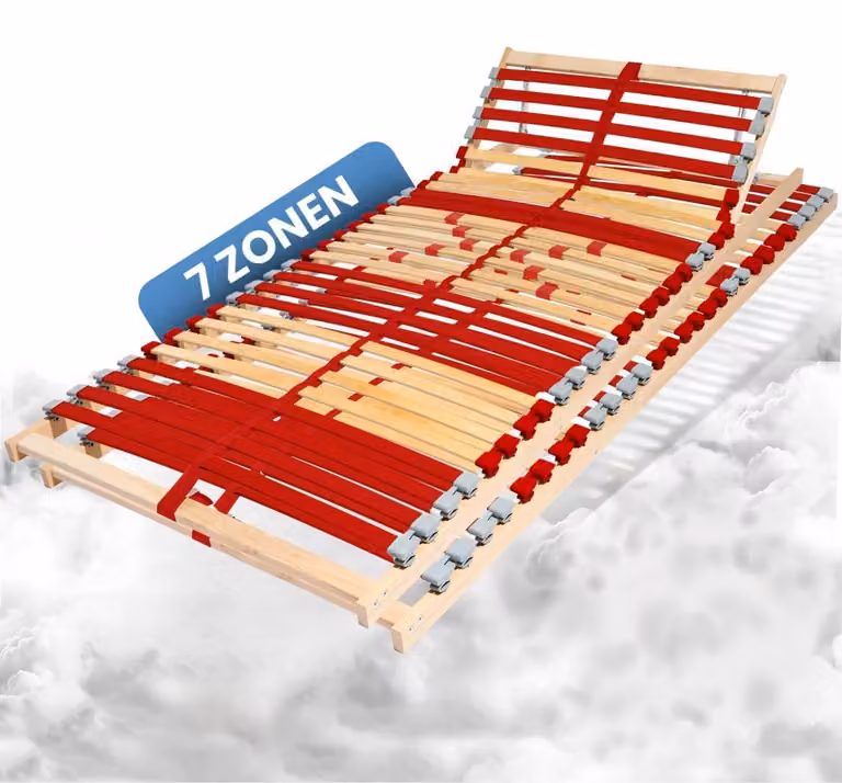 Coemo, set da 2 doghe RUBY K 90×200 cm, 7 zone, 28 doghe, testiera regolabile