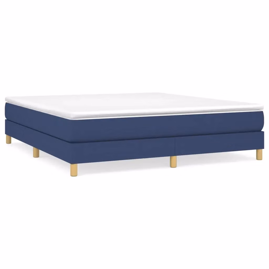 Letto Ibrido con Materasso e Giroletto a Molle vidaXL, Blu e Bianco, L/P/H: 180 x 200 x 25 cm – 2