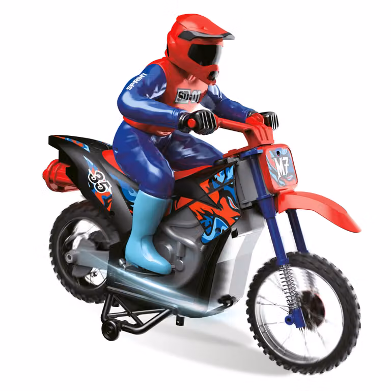 Moto Radiocomandata Stunt Competition TU GIOCHI multicolore con batteria ricaricabile
