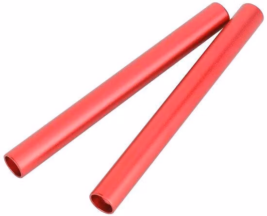 Barre in alluminio da 15 mm - Leggere - Morsetti per barre - Filettatura M12 - Lunghezza di 5,9 pollici