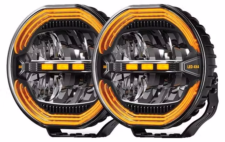 Luce da lavoro a LED, ad alta efficienza energetica, impermeabile IP68, 2 pezzi da 9 pollici