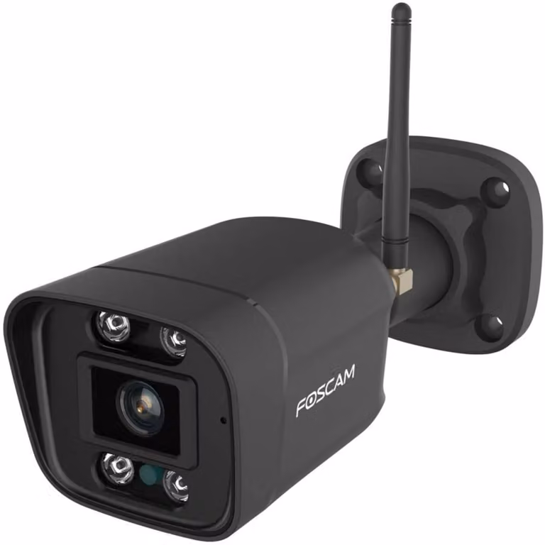 Foscam V5P - IP-Sicherheitskamera - Draußen - Kabelgebunden - Amazon Alexa & Google Assistant - 4500 K - Extern