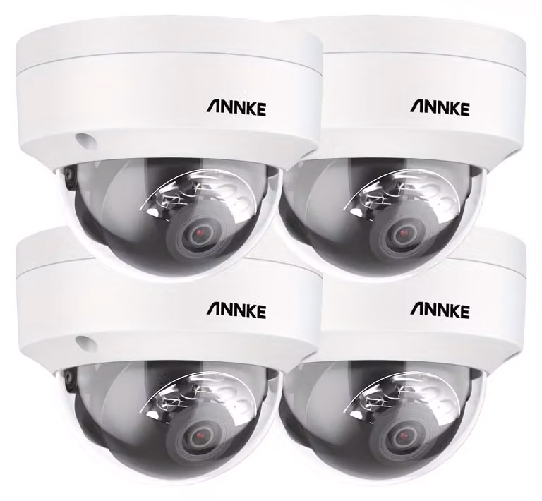 Sistema di sicurezza – Sistema di telecamere – Videosorveglianza – Monitoraggio tramite telecamere – Disco rigido da 2 TB – Rilevamento tramite intelligenza artificiale