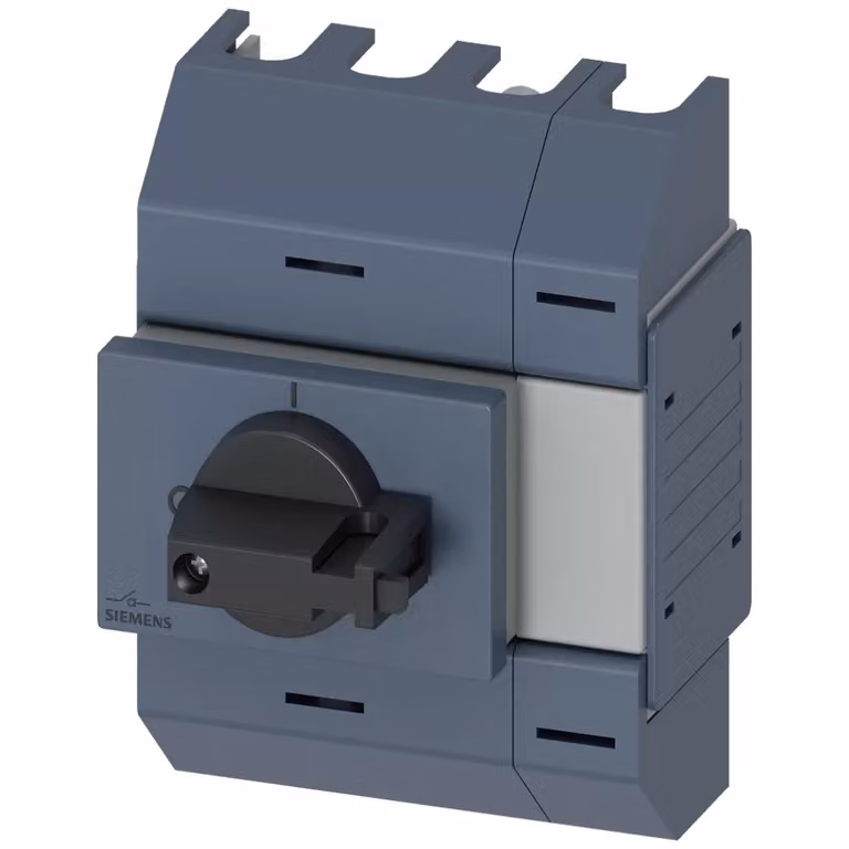 Sezionatore Siemens 16 A, serie 01, 4 poli, azionamento frontale centrale, unità completa 3KD01422KG203