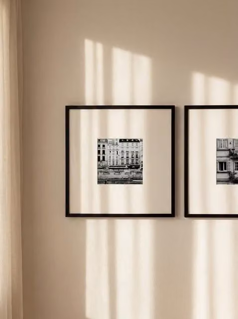 Quadro City Kenay Home, fotografia urbana in bianco e nero su carta, 49,6 x 49,6 cm