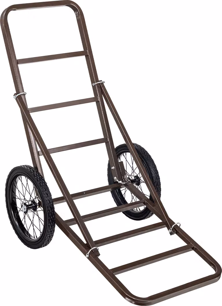 Carrello per cervi SucceBuy, carrello pieghevole per cervi con capacità di carico di 300 libbre, grandi ruote in gomma e maniglia ergonomica, robusto carrello per cervi per la caccia, la pesca, l'escursionismo, l'equipaggiamento di utilità