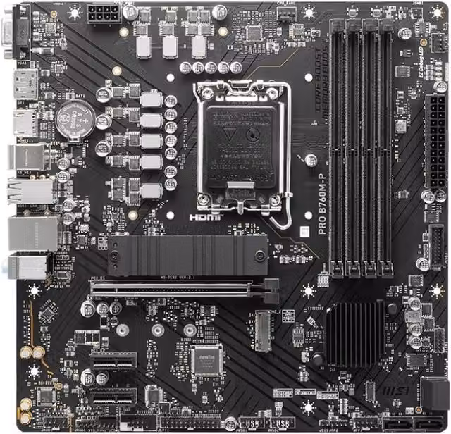 Msi pro b760m-p scheda madre intel b760 lga 1700 micro atx - 911-7E02-009