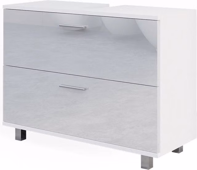 Mobile sottolavabo per bagno Ilias Vicco Bianco lucido L: 80 cm, P: 60.8 cm