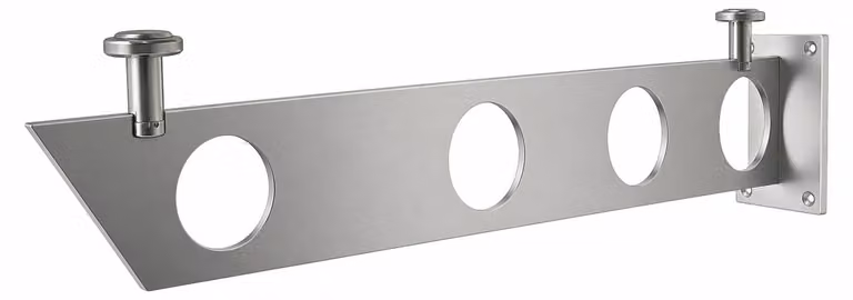 Glaswerk Westfalen - (S) 120x90 cm Tetto in vetro grigio incl. supporto