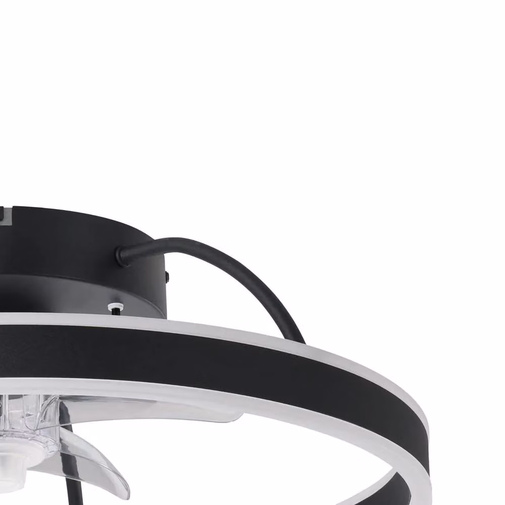 Plafoniera con ventilatore Eglo Marinella nera con LED RGB, telecomando e funzione dimmable – 2