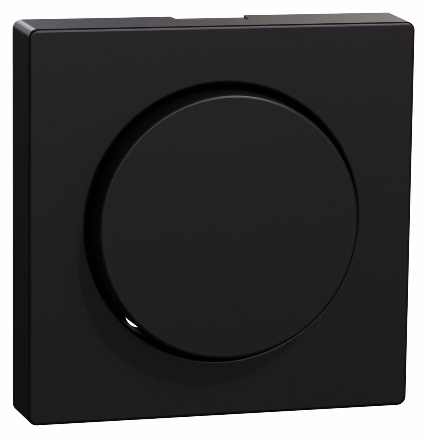 Merten MEG5250-0403 Piastra centrale con manopola Coperchio per dimmer M-Pure nero/opaco