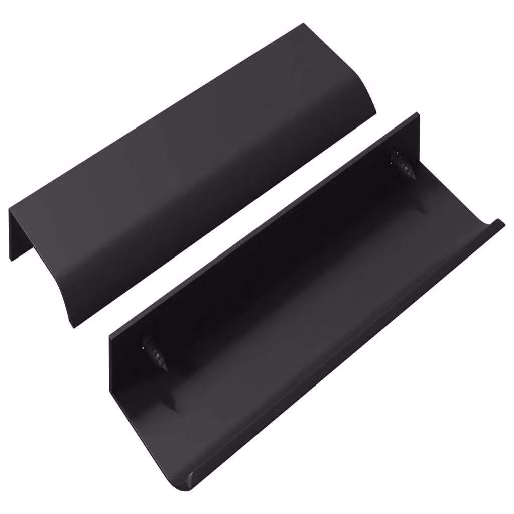Manico per arco vidaXL in alluminio nero opaco L: 12,05 cm, P: 3,96 cm, H: 1,7 cm – 2