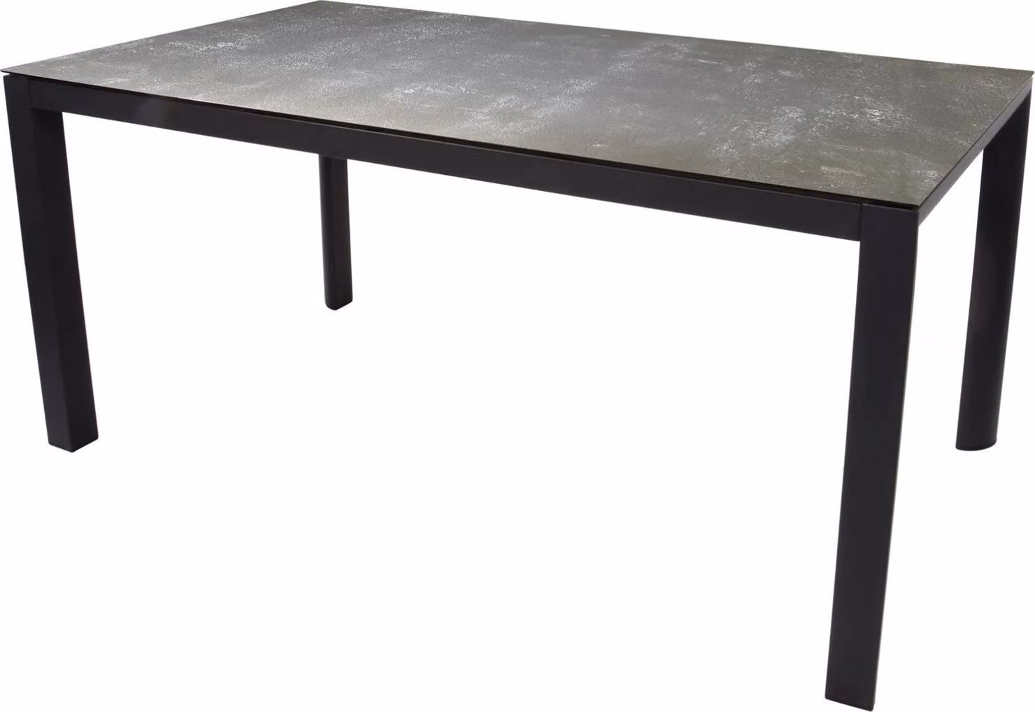 Tavolo - 160x90x74 cm - Alluminio - Piano in Vetroceramica smaltata