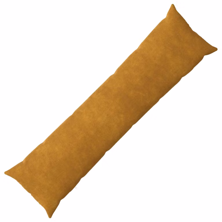 Cuscino vidaXL HEERLEN Giallo in microfibra, L 145 x P 40 cm