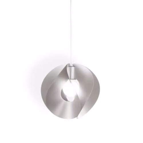 LINEA ZERO Lampadario a sospensione ATOM Argento diametro 54x h50 cm