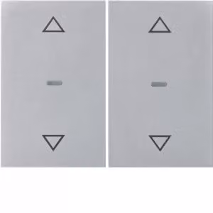 Berker 80961371, Pannello con pulsanti, Alluminio, Termoplastica, Berker K.x, 1 pezzo