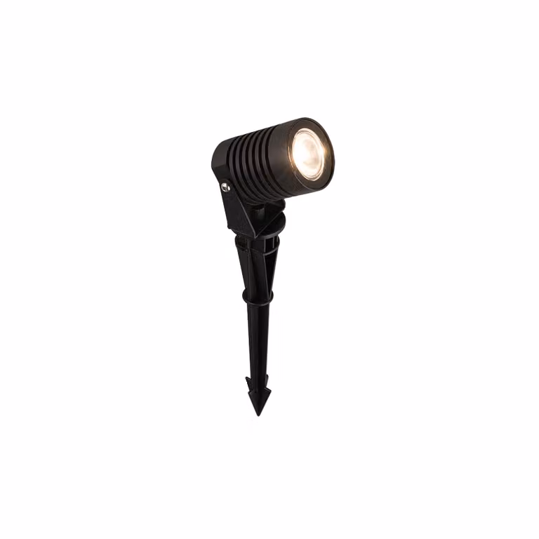 Lampada da terra a LED Nowodvorski SPIKE nero, alluminio 9100