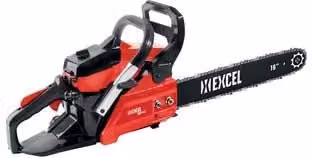 Motosega a scoppio Excel 40 cc con barra da 40 cm, colore rosso