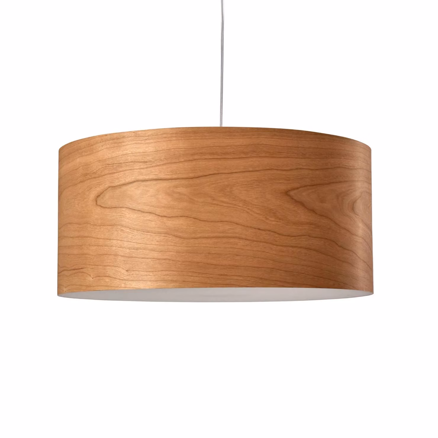 LZF LAMPS Lampada a sospensione Gea, dimmerabile, Legno chiaro, Soggiorno / Sala da pranzo, Legno, Design, Lampada a sospensione