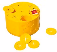Gioco Peperino Topino Mangiadito Rocco Giocattoli Giallo