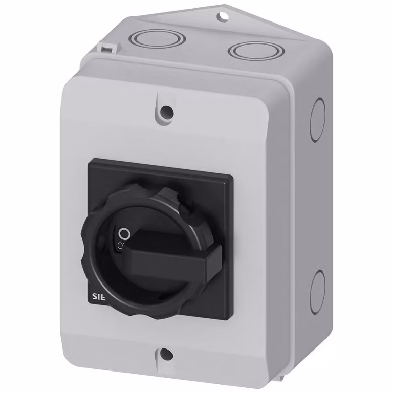 Siemens 3LD2264-0TB51 3P Interruttore elettrico nero (3LD2264-0TB51)