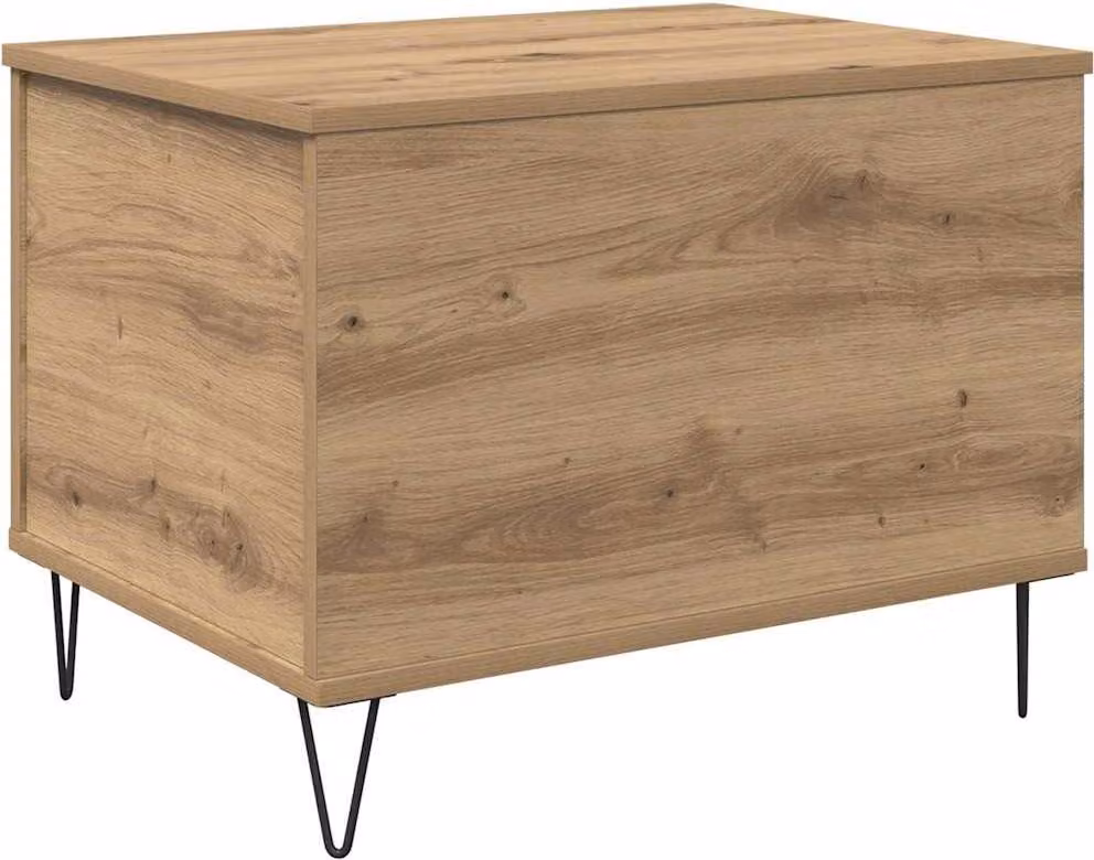 Tavolino da salotto Rovere artigianale 60 x 44,5 x 45 cm