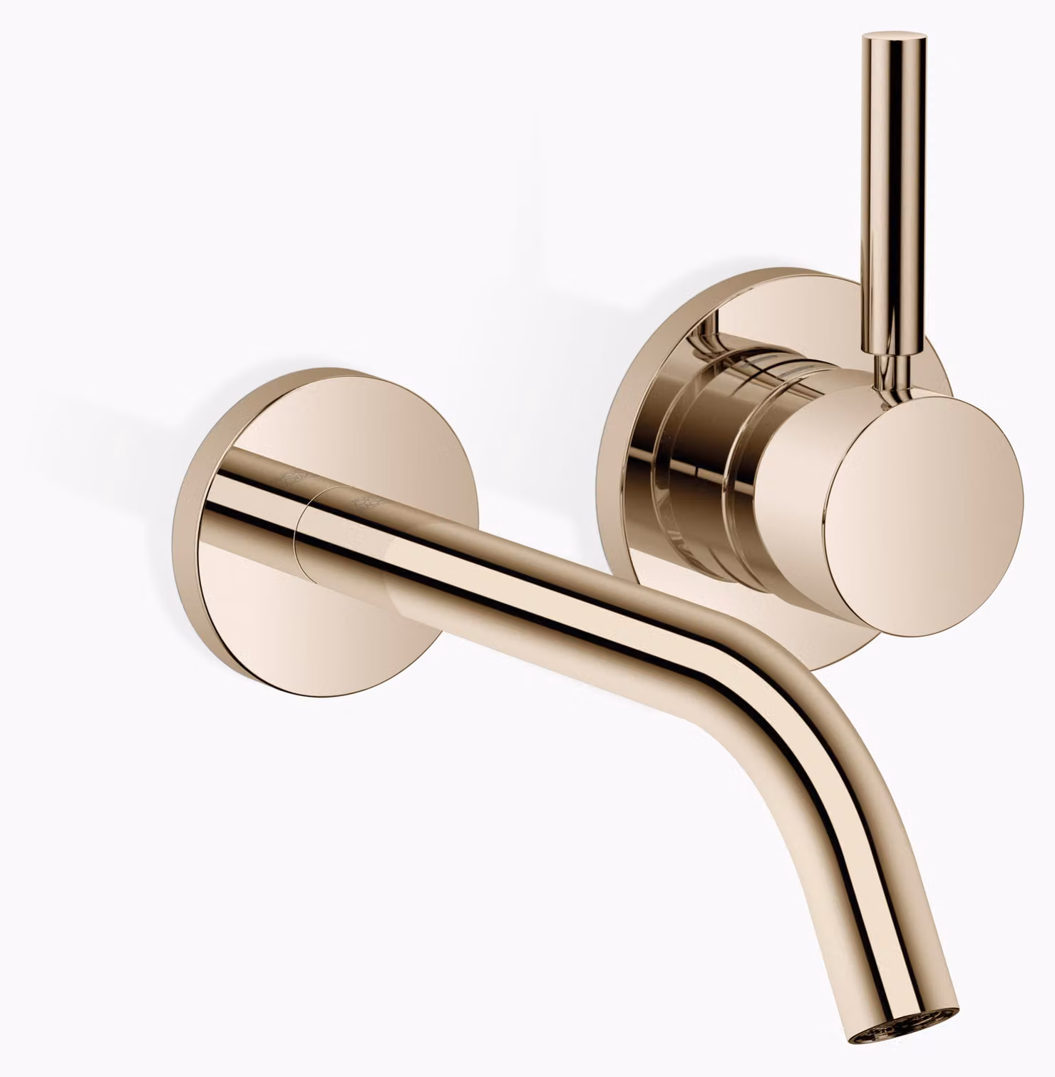 Dornbracht META Mitigeur mural de lavabo sans vidage, saillie 190mm, jet rond enrichi d'air, 36860660-26, 36860660-26