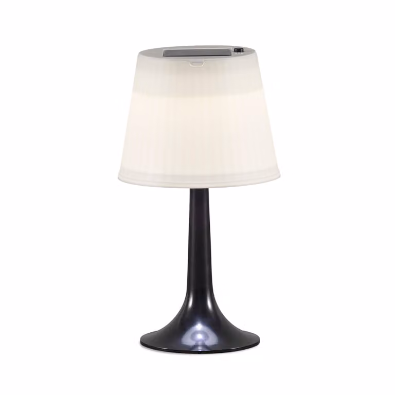 Konstsmide Assisi Lampada da tavolo solare nera - 7109-752