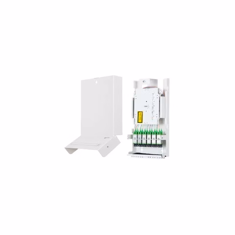Metz Connect Consolidation Point giunzione 6xE2000-D APC OS2 (Vetroceramica, verde), pigtail inseriti 1503095F06-E