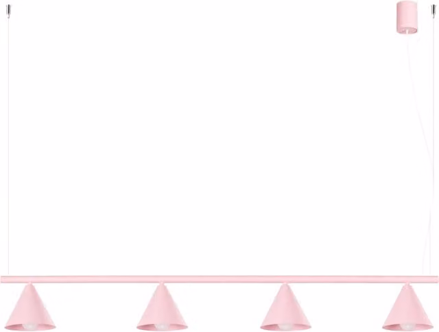 Lampadario NOX 4L rosa
