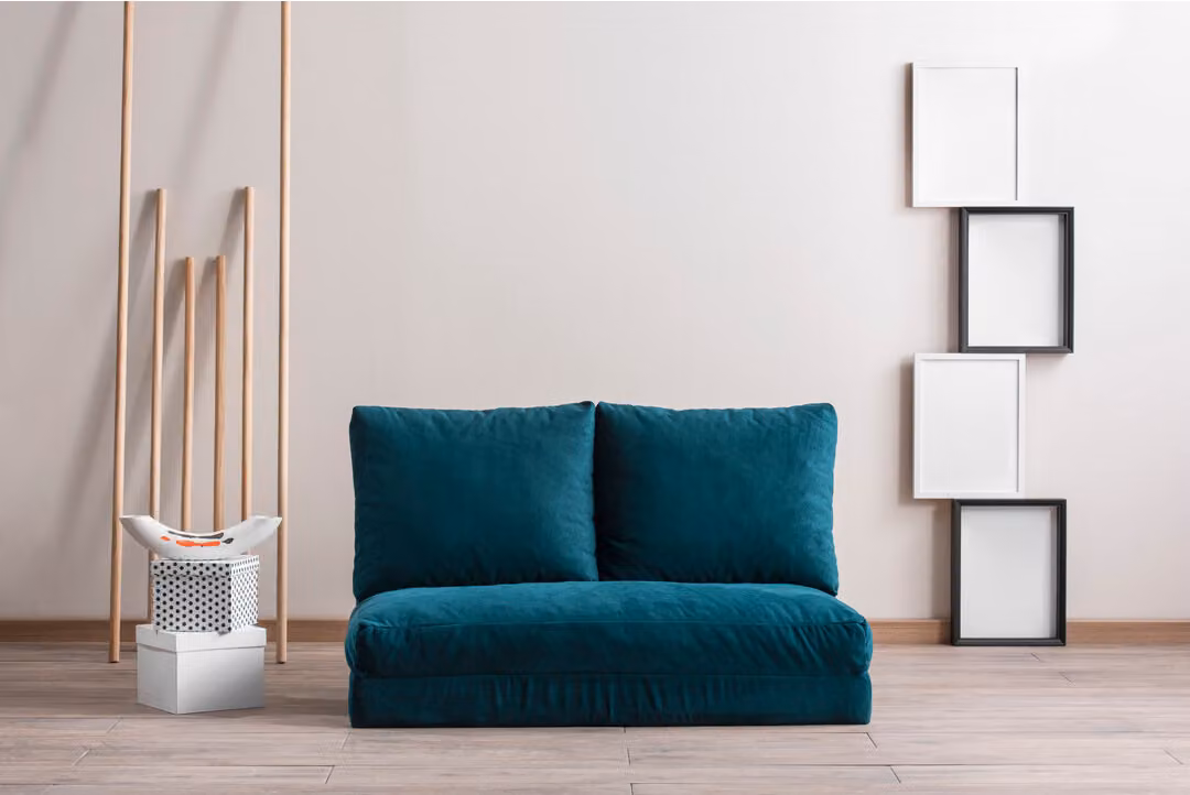 Hanah Home, Taida - Verde petrolio, Divani letto, Divano letto a 2 posti, Verde petrolio, Poliestere, 120 x 62 x 68 x cm