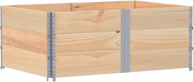 Fioriera a cassetta DESIGN IN per giardino ornamentale o orto in legno massello e metallo L: 150 cm, P: 100 cm, H: 60,5 cm – 1