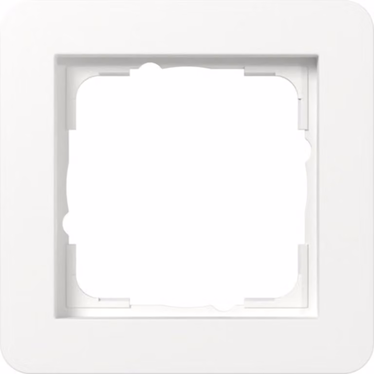 Gira cover frame 1f Gira E1 bianco puro m 0211151