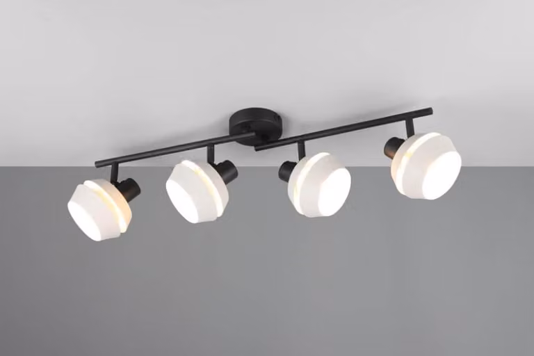 Lampada a soffitto direzionabile Isla, con 4 luci